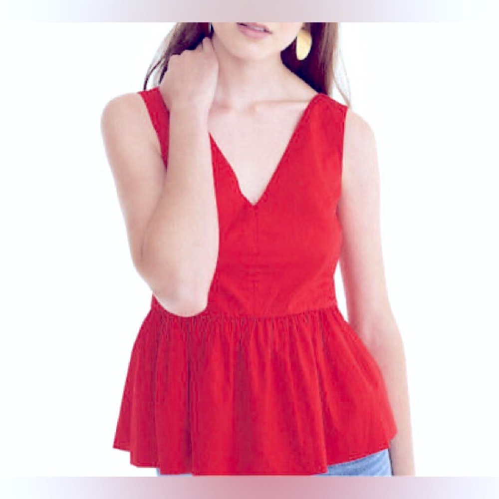 Jcrew sleeveless peplum 00